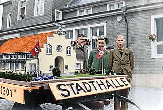 Stadtgeburtstag Mitte der 1930er Jahre. 