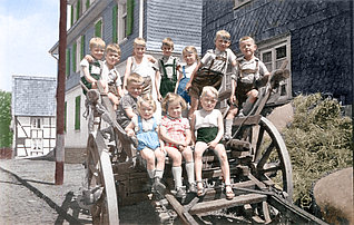 Altstadtkinder Mitte der 1940er Jahre.
