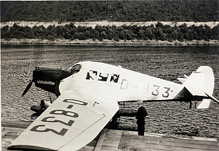 Wasserflugzeug D-833 mitte der 1930er Jahre